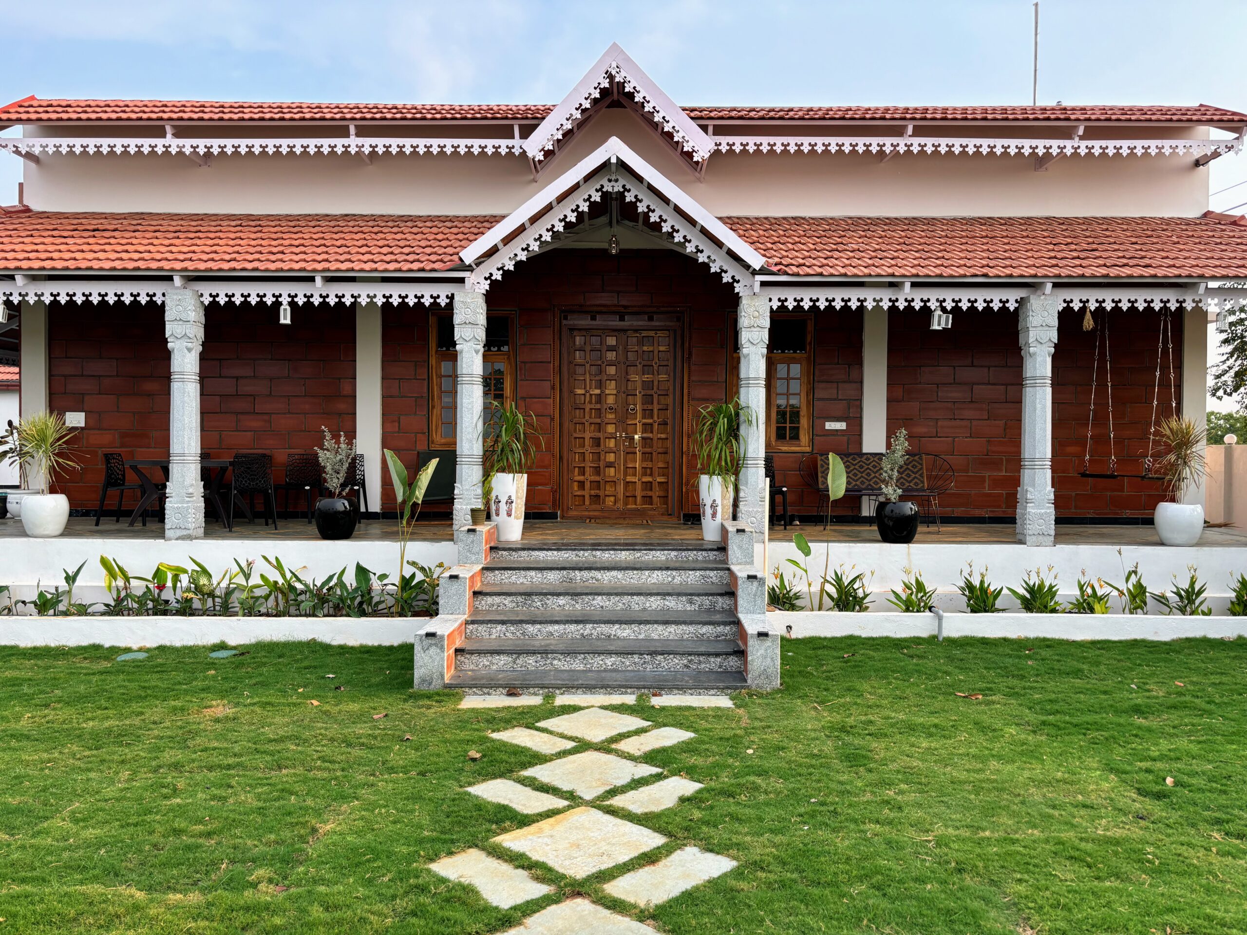 Farm house at Eedurupalli, near Shadnagar designated by MYTHRRI Infra Projects #architecture.